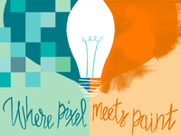 Where pixel meets paint