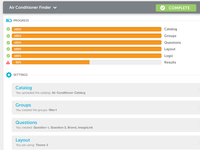 Progress Dashboard- Incomplete Tool
