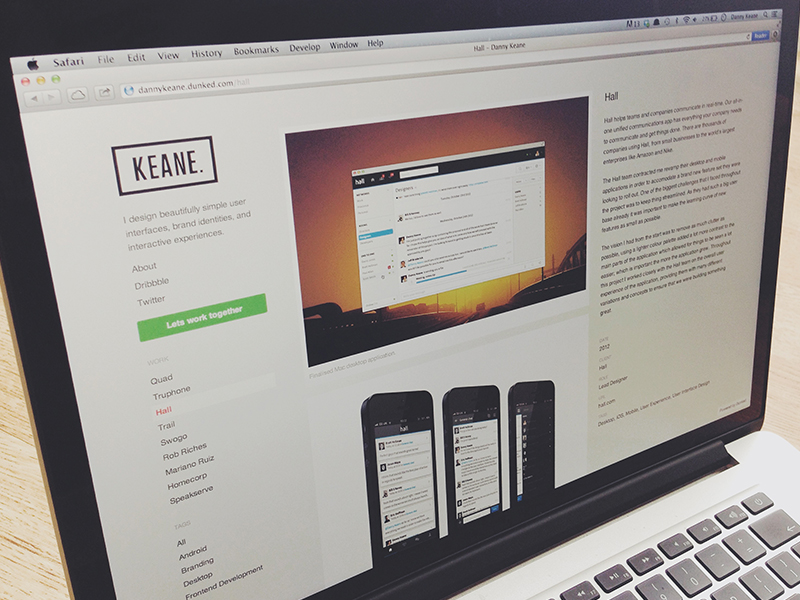 Dribbble_portfolio