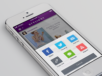 STYLIGHT iPhone App Action Sheet