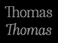Line Slab Roman and Italic
