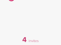 4 dribbble invites