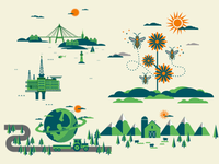 Infographic scenes