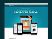 Mobile app microsite