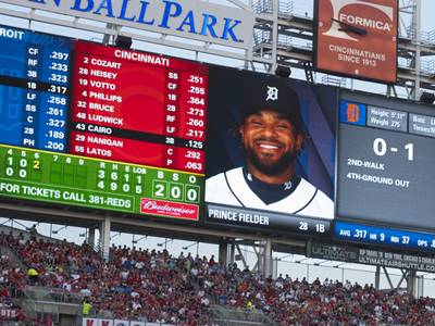 Cincinnati Reds Scoreboard