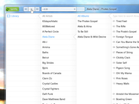 Spotify Redesign (Windows 7): Library