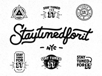 Stay Tuned For It logo options