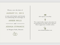 Save the Date Back