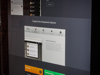 Landing Page - Awesome Features Section