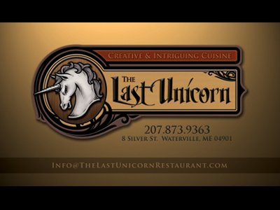 Th-last-unicorn-restaurant-business-card-design-front