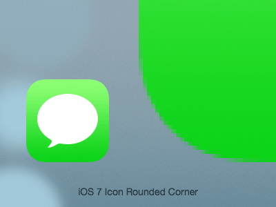 Le icone di iOS7 hanno la stessa curvatura degli angoli dell'iMac