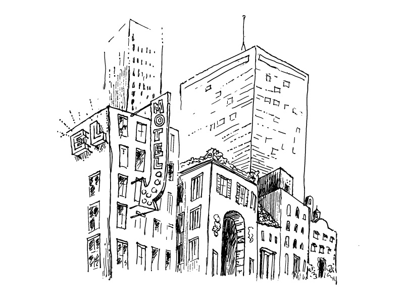 Cityscape-illustration
