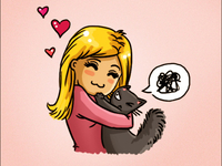 Catsu goes Valentine