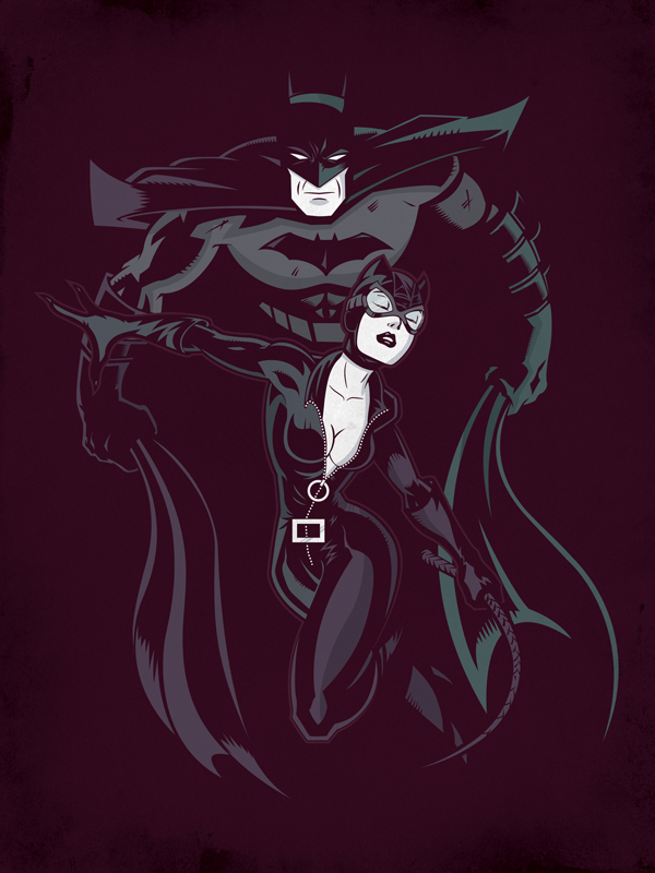  Batman Catwoman Negative av Dennis Salvatier