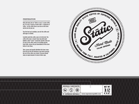 Static Espresso Bag
