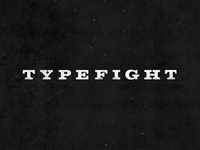 TypeFight 2.0 Wordmark