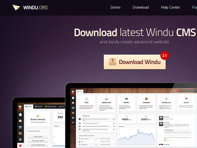 Download Windu CMS, new free CMS