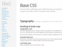 Bootstrap sidenav concept