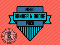 Mega Banner & Badge Pack