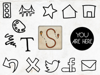 Sketcha Map Icons