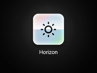 Horizon App iOS Icon - Remake
