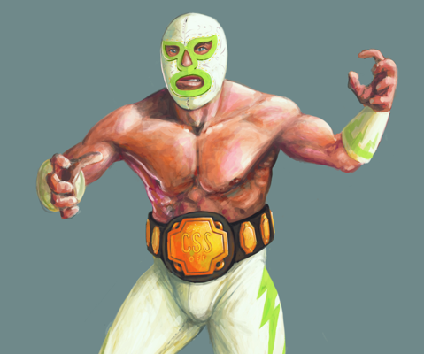 Luchadore-sketch