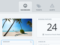 Single Machine Interface Dashboard