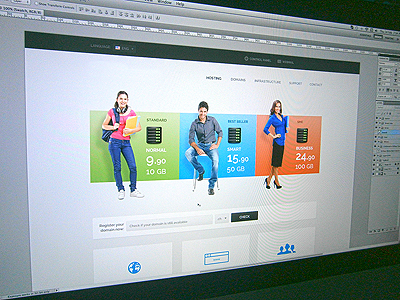 Hosting-website-homepage