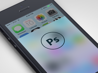 iOS7 Blur - Photoshop Action