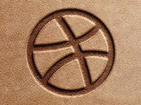 Stamped Leather Logo Mock-Up