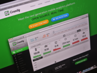 Countly Mobile Analytics Landing Page 