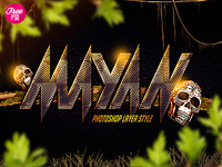 Free Mayan Photoshop Layer Style