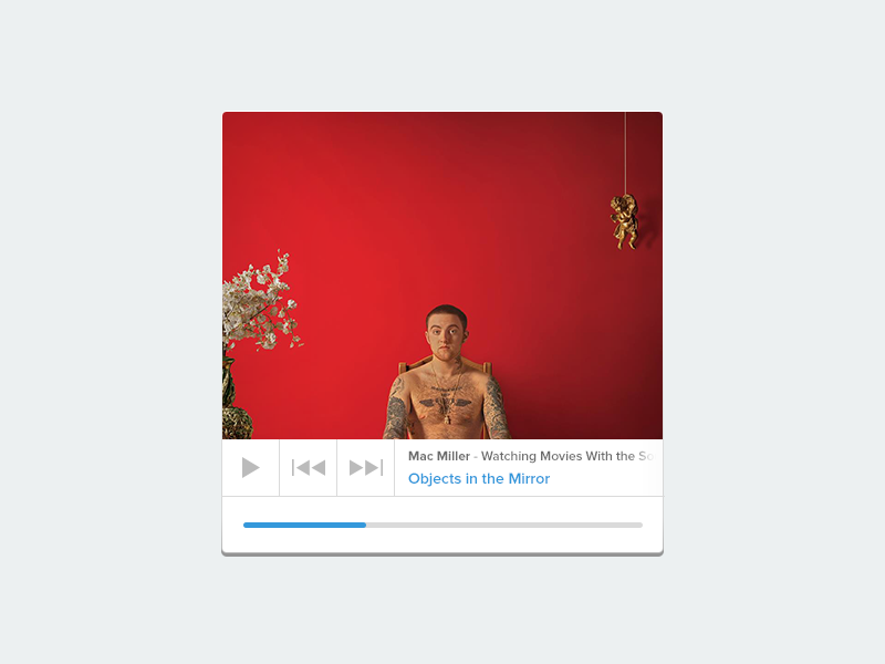 Flat Music Player