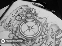 Tattoo - Home is where the anchor drops!