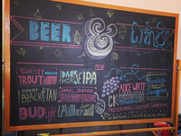 Chalk menu