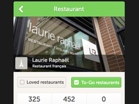Restos Profile Page