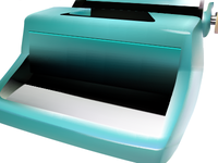 WIP Typewriter Illustration