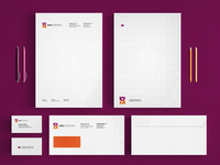 Web Architecten logo, stationery, identity design