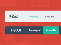 Flat UI Menu