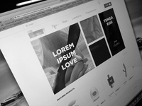 Minimalistic e-commerce design