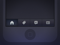 Speckled Tab Bar