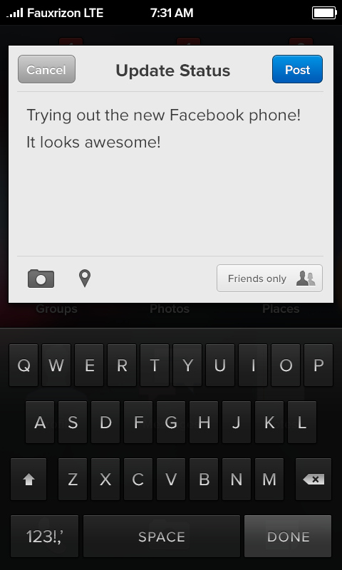 Facebookphonestatus
