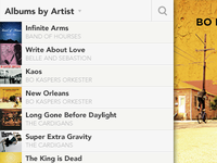 "Musik" collection view