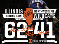 Final Score Graphic vs. Northwestern