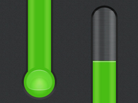 Thermometer Progress/Speed Indicator