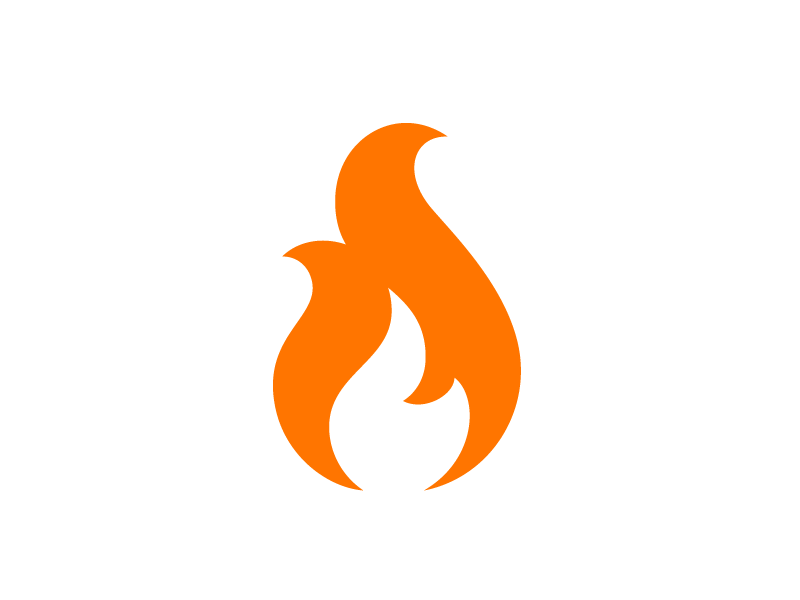 Dribbble - Flame Icon by Herman van Boeijen