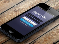 Punch.in Sign In Screen