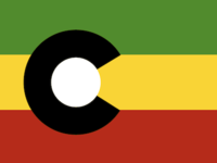 In honor of 4/20: my ColoRasta Flag