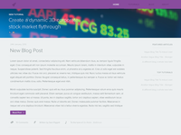 Clean Tutorial Blog