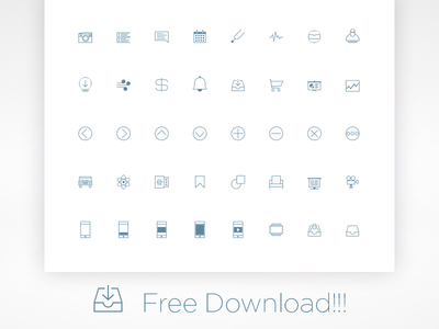 Download Lineicon Iconset Free download